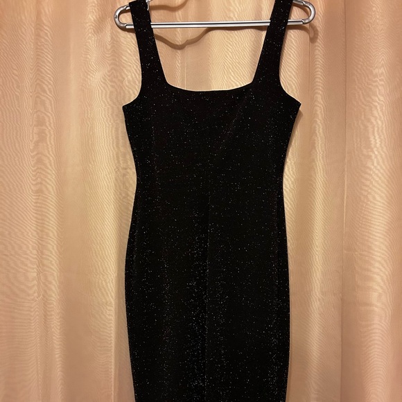 Black midi dress - Picture 2 of 2